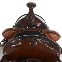 NRS Used 17in Double Creek Henry Miller Trail Saddle -Western Denim Store 05 078T 2