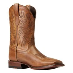 Ariat Men's Brown Circuit Wagner Square Toe Western Boot -Western Denim Store 10040327. 3