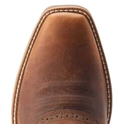 Ariat Men's Hybrid Roughstock Sorrel Crunch Square Toe Boot -Western Denim Store 10044565 051