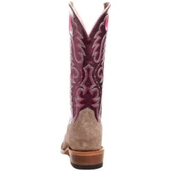 Ariat Women's Futurity Smokey Roughout/ Wine Patent 13 In Top Boot -Western Denim Store 10047069 03