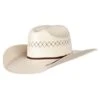 American Hats Ivory 8400 4 1/4in. Brim Rancher Crease Straw Cowboy Hat -Western Denim Store 129893 default l