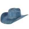 Jw Brooks Custom Hats 50X Robins Egg Smoke 4 1/4in. Brim Felt Cowboy Hat -Western Denim Store 139895 default l