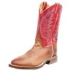 Tony Lama Men`s Brayden Cedar Brown 11in. TImeless Red Top Round Toe -Western Denim Store 148666 default l