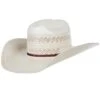 American Hats AHC 6900 Racher Drilex 2 Cord Chocolate Band 4 1/4in. Brim Straw Cowboy Hat 2 American Hats AHC 6900 Racher Drilex 2 Cord Chocolate Band 4 1/4in. Brim Straw Cowboy Hat -Western Denim Store 149028 default l