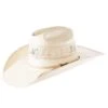 American Hats AHC JC4200 2 Cord Champagne Band 4 1/4in. Brim Open Crown Straw Cowboy Hat -Western Denim Store 149031 default l