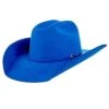 Rodeo King 7X Cobalt Blue 4in. Brim Open Crown Felt Cowboy Hat -Western Denim Store 149617 default l