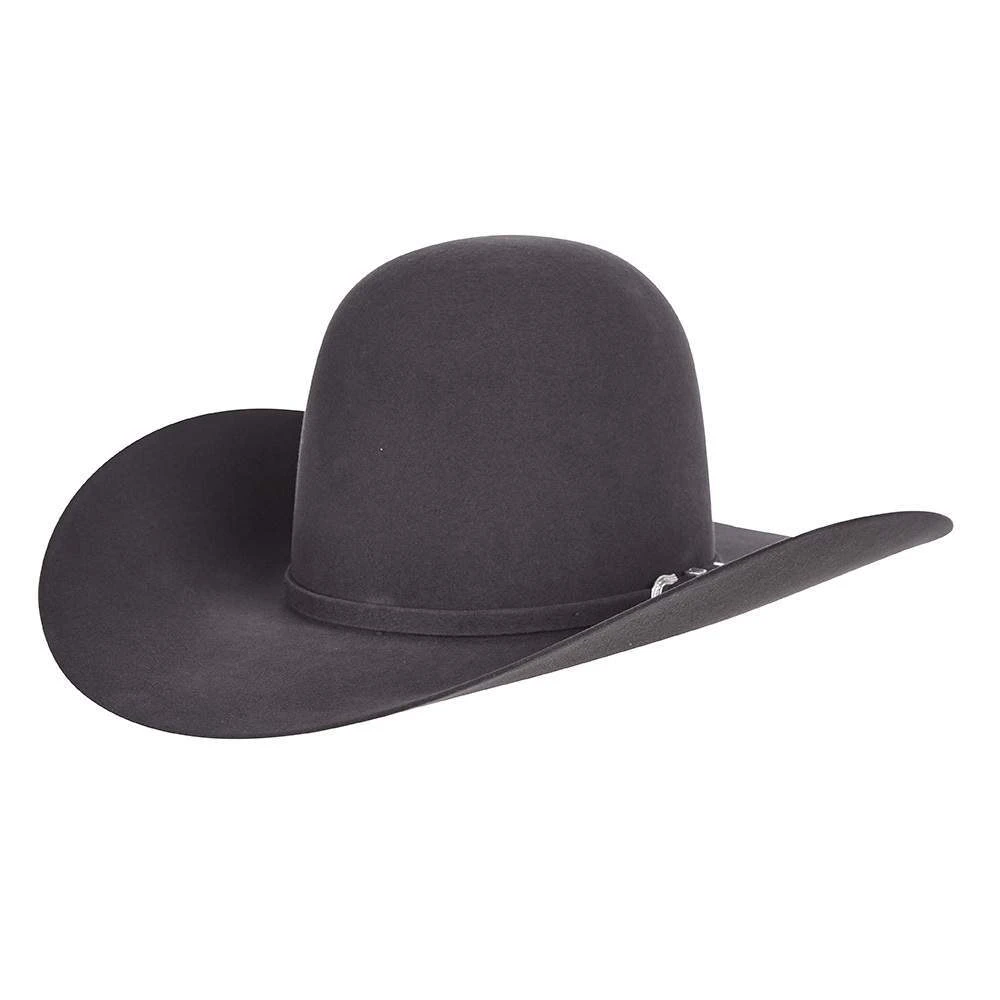 American Hats 7X Steel 4 /4in. Brim Open Crown Felt Cowboy Hat 3 American Hats 7X Steel 4 /4in. Brim Open Crown Felt Cowboy Hat