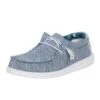 Heydude Men`s Hey Dude Wally Sox Ice Grey Casual Shoe -Western Denim Store 153905 default l