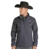 Panhandle Men's Powder River Navy Conceal Carry Rodeo Jacket -Western Denim Store 156651 default l