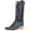 R Watson Boots Men`s Blue Cape Buffalo 13in Midnight Blue Sinatra Cowhide Top Boot -Western Denim Store 161798 default l