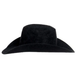 American Hats 20X Grizzly Black 4 1/4in. Brim Felt Cowboy Hat -Western Denim Store 20XGBLKS42 2