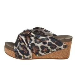 Corkys Footwear Women`s Corky's Cheerful Gold Cheetah Wedge -Western Denim Store 30 5394 GOLDCHEETAH 3