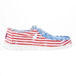 Heydude Men's Hey Dude Wally Patriotic Stars And Stripes Casual -Western Denim Store 40001 9C8 05