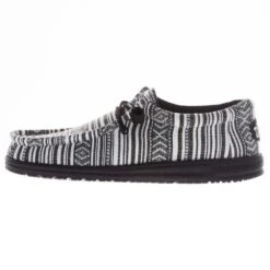 Heydude Men's Hey Dude Wally Serape Black Gravel Casual Shoe -Western Denim Store 40017 0YB 03