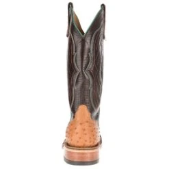 Anderson Bean NRS Ride Ready Women's Cognac Mad Dog Full Quill Ostrich Boots -Western Denim Store 4076M 3