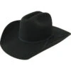 Resistol Youth Crossroads Jr. Black Felt Cowboy Hat 4in Brim -Western Denim Store 6780 default l