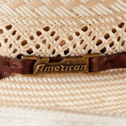 American Hats AHC 6900 Racher Drilex 2 Cord Chocolate Band 4 1/4in. Brim Straw Cowboy Hat -Western Denim Store 6900RC2CCHOC42 3