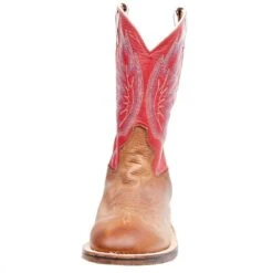 Tony Lama Men`s Brayden Cedar Brown 11in. TImeless Red Top Round Toe -Western Denim Store 7884 2
