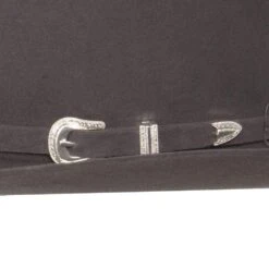 American Hats 7X Steel 4 /4in. Brim Open Crown Felt Cowboy Hat 7 American Hats 7X Steel 4 /4in. Brim Open Crown Felt Cowboy Hat -Western Denim Store 7XSTES42 4