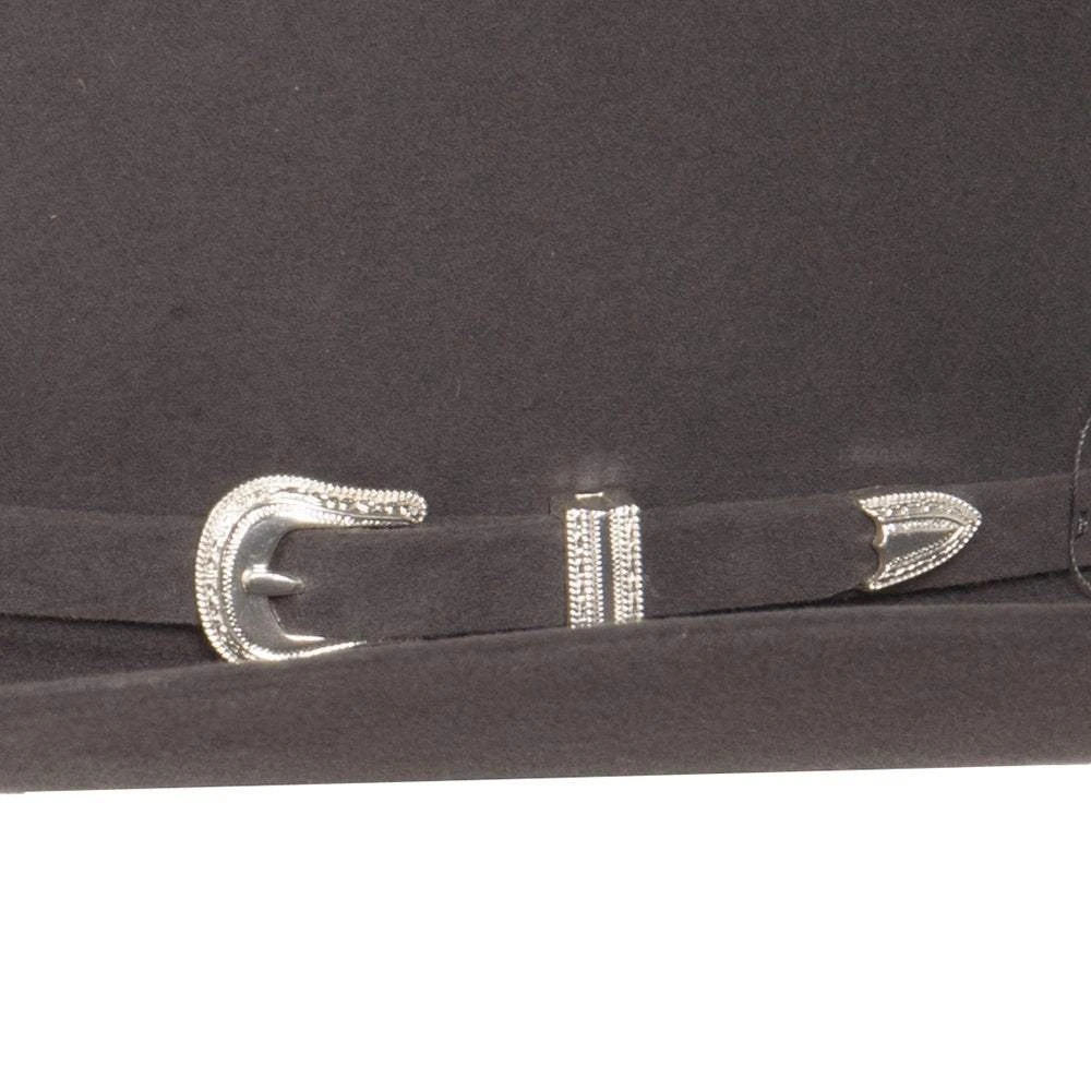 American Hats 7X Steel 4 /4in. Brim Open Crown Felt Cowboy Hat 5 American Hats 7X Steel 4 /4in. Brim Open Crown Felt Cowboy Hat - Image 3