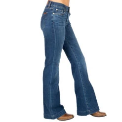 7 For All Mankind Women's Mankind Medium Melrose Dojo -Western Denim Store EW115Y912B 2