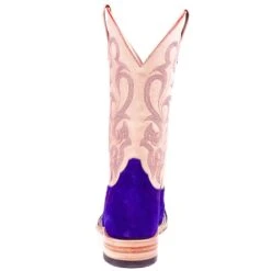 Macie Bean Women's Top Hand Bean Purple Suede Cowgirl Boot -Western Denim Store M2026 4