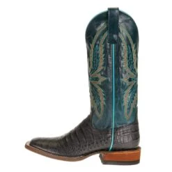 Macie Bean Boots Women's Bite In Shining Armour Turquoise Top Boot -Western Denim Store M9141 2