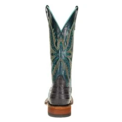 Macie Bean Boots Women's Bite In Shining Armour Turquoise Top Boot -Western Denim Store M9141 3