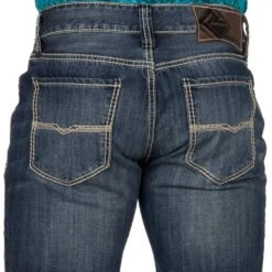 Rock N Roll Cowboy Mens N Double Barrel Relaxed Fit Straight Leg Jeans -Western Denim Store MOS8553 3