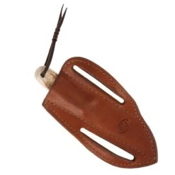 Nrs Ranch Knives Cowtown Knife Abilene W/ Plain Leather Pancake Sheath -Western Denim Store NRS AKPS 6