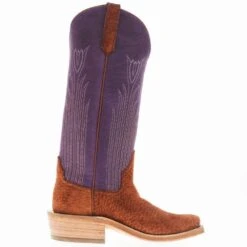 Rios Of Mercedes Women's Rust Carpincho Violet Buffamonte Top Boot -Western Denim Store RIOS 106 05
