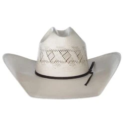 Rodeo King Ivory The Wind Shantung 4 1/2in. Brim Open Crown Straw Cowboy Hat -Western Denim Store RK318 2
