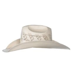 Rodeo King Ivory The Wind Shantung 4 1/2in. Brim Open Crown Straw Cowboy Hat -Western Denim Store RK318 3