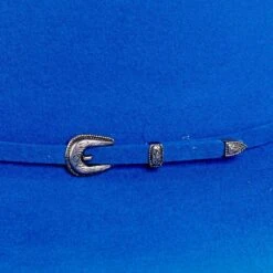 Rodeo King 7X Cobalt Blue 4in. Brim Open Crown Felt Cowboy Hat -Western Denim Store RK322 2