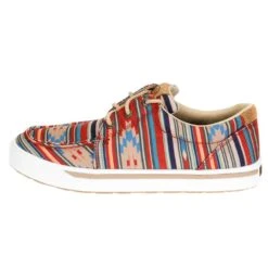 Twisted X Men's Hooey Exclusive Red Fiesta Aztec Loper Casual Shoe -Western Denim Store SMUMHYC04 2