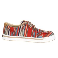 Twisted X Men's Hooey Exclusive Red Fiesta Aztec Loper Casual Shoe -Western Denim Store SMUMHYC04 4