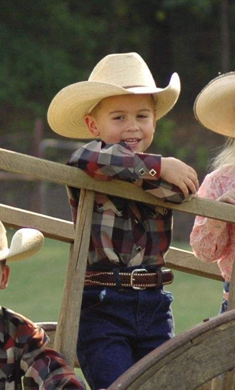 Atwood Hats Kid's 4X Palm Leaf Straw Cowboy Hat 4 Atwood Hats Kid's 4X Palm Leaf Straw Cowboy Hat - Image 2